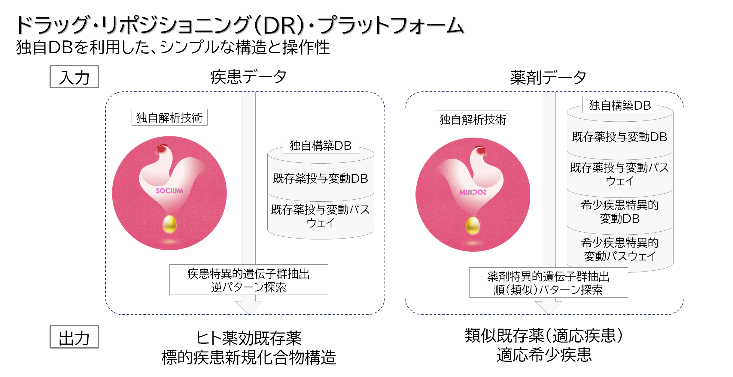 ソシウムの解析プラットフォーム介
